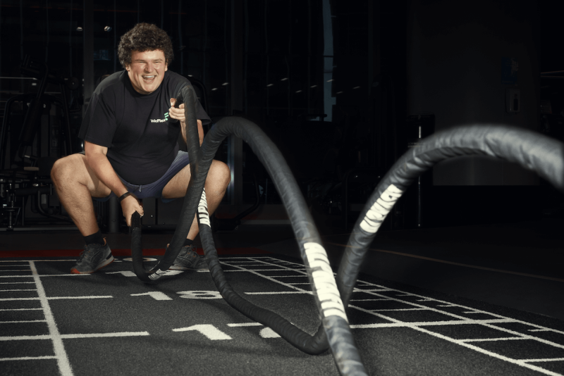 Jackson Autism Battle Ropes Fitness