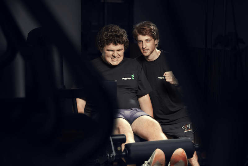 NDIS Personal Training On Leg Machine Jackson